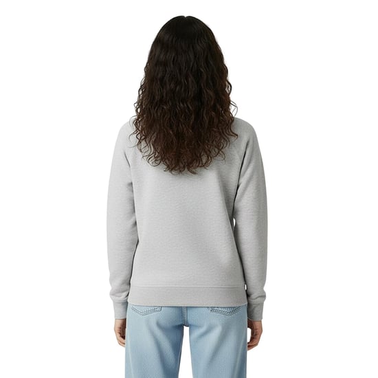Jack Wills - "Hunston" Sweatshirt für Damen, Rundhalsausschnitt (Grau meliert) - Image 4