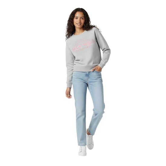Jack Wills - "Hunston" Sweatshirt für Damen, Rundhalsausschnitt (Grau meliert) - Image 5