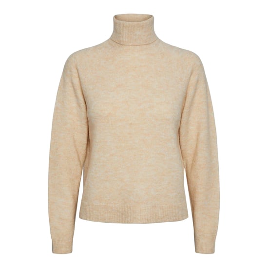Pieces - Sweatshirt für Damen, Rollkragen, Raglanärmel (Weißkappe Grau) - Image 2