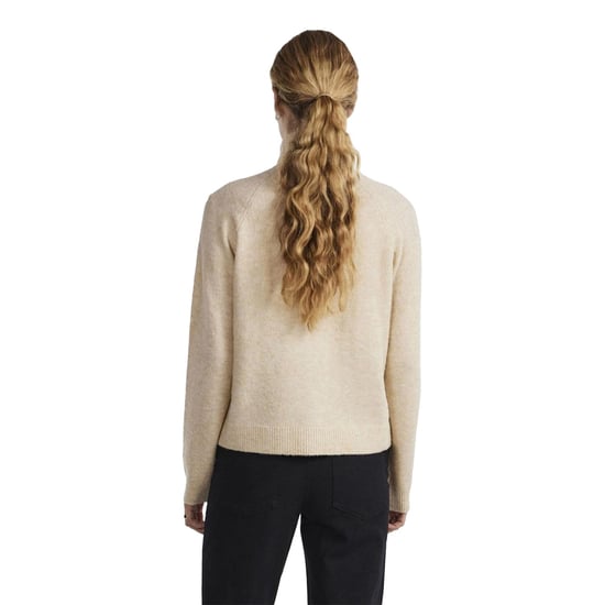 Pieces - Sweatshirt für Damen, Rollkragen, Raglanärmel (Weißkappe Grau) - Image 3