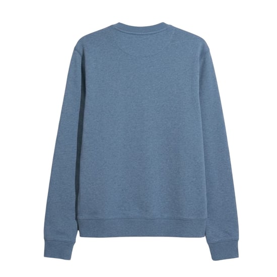 Farah - Sweatshirt für Herren, Rundhalsausschnitt, Bio-Baumwolle (Tideblau) - Image 2