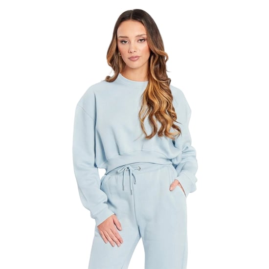Be You - Sweatshirt für Damen, kurz geschnitten, leger (Blau) - Image 2