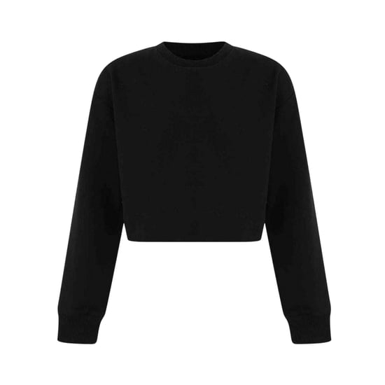 Miso - Kurzes Sweatshirt für Damen, leger (Schwarz) - Image 1