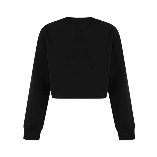 Miso - Kurzes Sweatshirt für Damen, leger (Schwarz) - Image 2