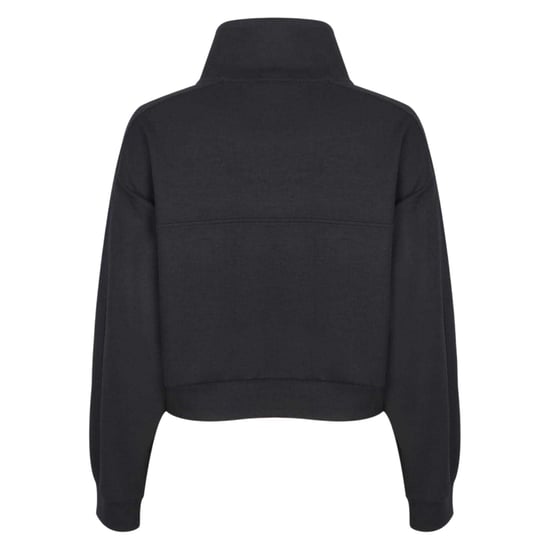 Biba - Kurzes Sweatshirt für Damen, Weiter Stehkragen (Schwarz) - Image 2