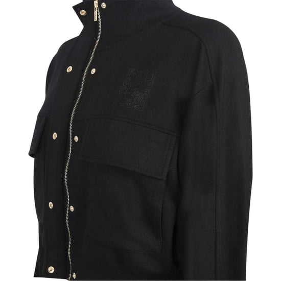 Biba - Kurzes Sweatshirt für Damen, Weiter Stehkragen (Schwarz) - Image 4