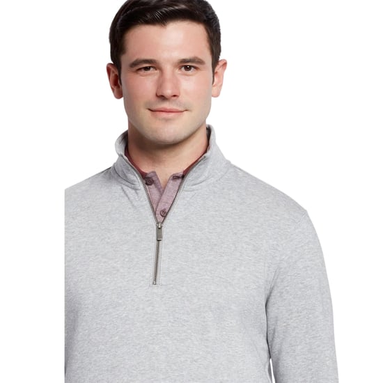 Farah - "Aintree" Sweatshirt für Herren, Weiter Stehkragen, Langärmlig (Graugrün) - Image 2