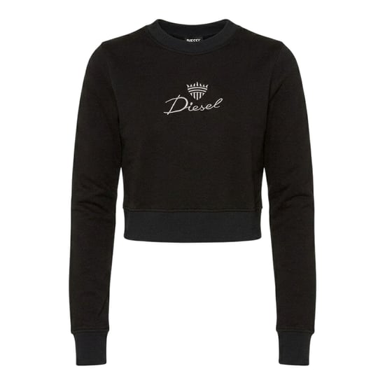 Diesel - Kurzes Sweatshirt für Damen, Schmal (Schwarz) - Image 1
