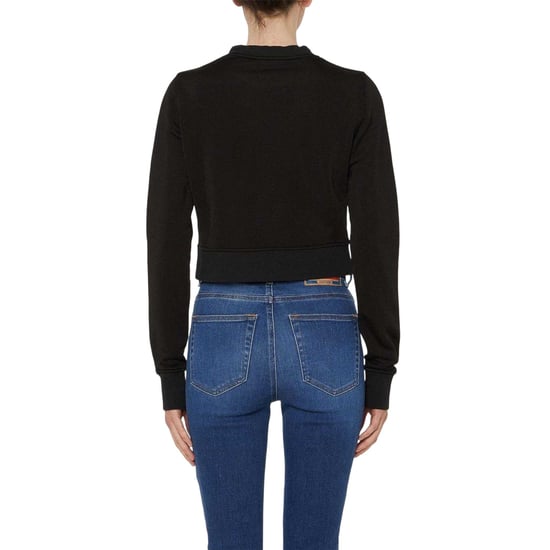 Diesel - Kurzes Sweatshirt für Damen, Schmal (Schwarz) - Image 2