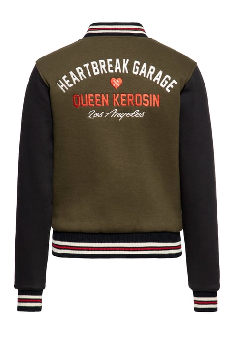 Queen Kerosin Damen College Jacke Heartbreak Garage - Image 2