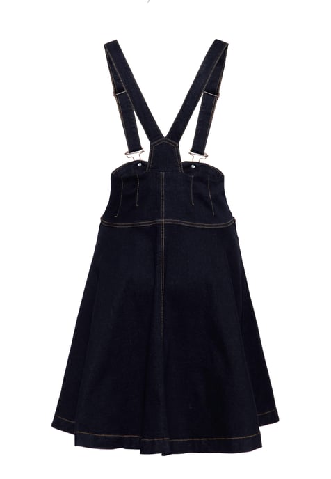 Queen Kerosin Damen Denim Latzrock - Image 2