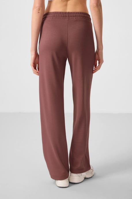 Strukturierte Weite Palazzo-Hose mit Kordelzugbund - Image 6