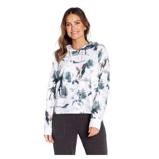 PJ Salvage - Kapuze mit Kordelzug für Damen, leger (Naturweiß) - Image 2
