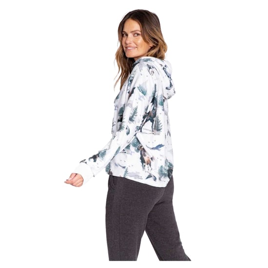 PJ Salvage - Kapuze mit Kordelzug für Damen, leger (Naturweiß) - Image 3