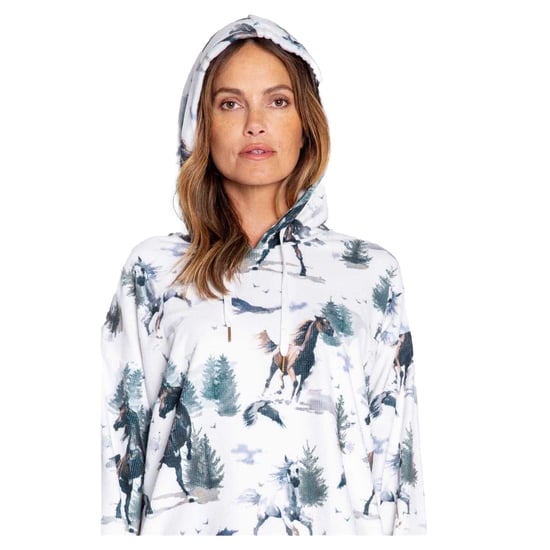PJ Salvage - Kapuze mit Kordelzug für Damen, leger (Naturweiß) - Image 4