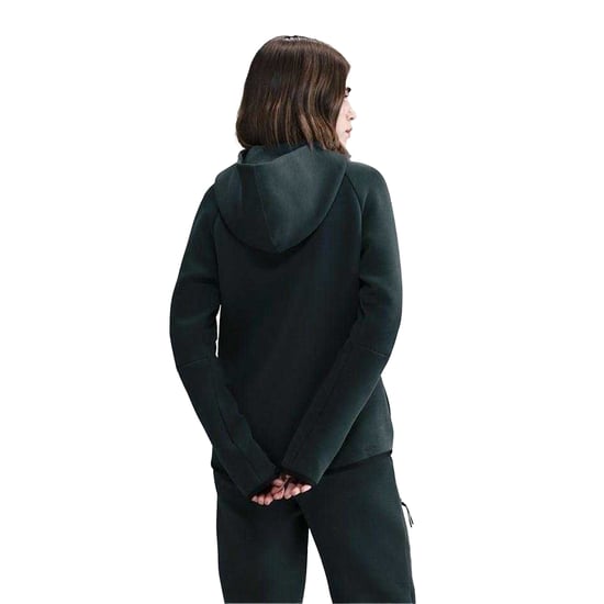 Nike - "Windrunner" Hoodie mit durchgehendem Reißverschluss für Damen, Fleece (Algen/Schwarz) - Image 3