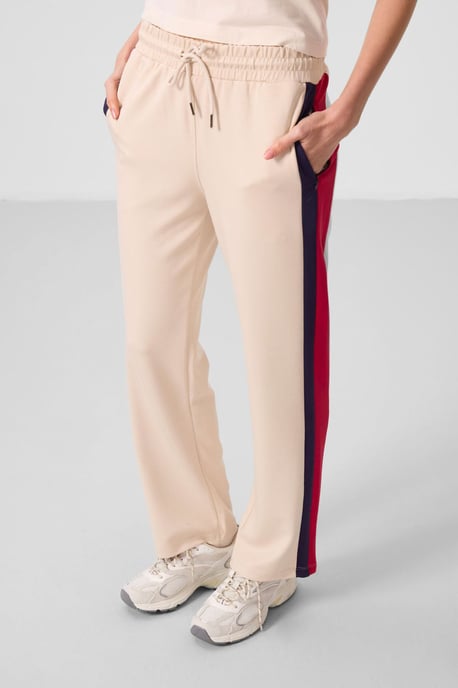 Gestreifte Palazzo-Hose mit Kordelzugbund - Image 2