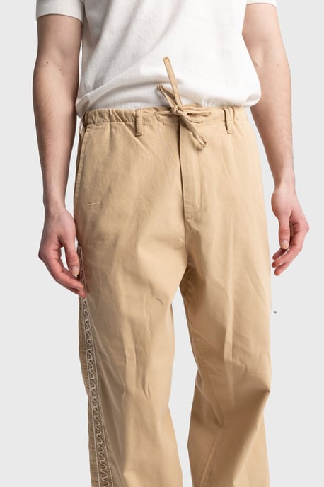 Herren Popeline Baumwolle Gerade-Form Hose - Image 5