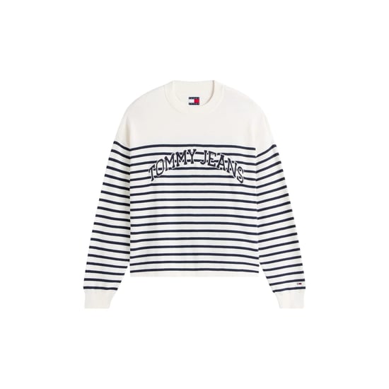 Tommy Jeans - Sweatshirt für Damen, Rundhalsausschnitt, gerippt (Antikweiß) - Image 2