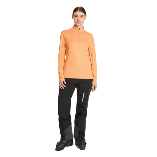 Ziener - "Jenita" Sweatshirt für Damen, mit halbem Reißverschluss, Raglanärmel (Orange) - Image 1