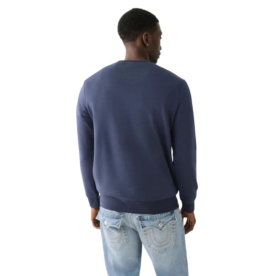 True Religion - Sweatshirt für Herren, Rundhalsausschnitt (Kleid Blau) - Image 3