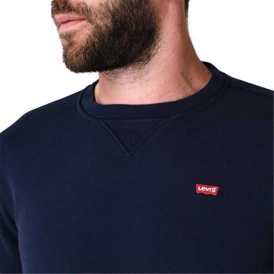 Levis - "Original" Sweatshirt für Herren, Rundhalsausschnitt (Kleid Blau) - Image 4