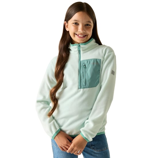 Regatta - "Frankie" Fleece-Oberteil für Kinder, mit halbem Reißverschluss (Ozean Nebel) - Image 4