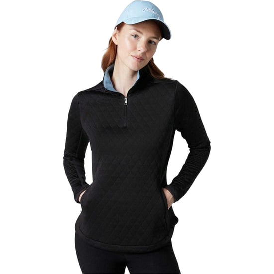 Callaway - Sweatshirt für Damen, Weiter Stehkragen, Emblem, Raglanärmel (Kaviar) - Image 2