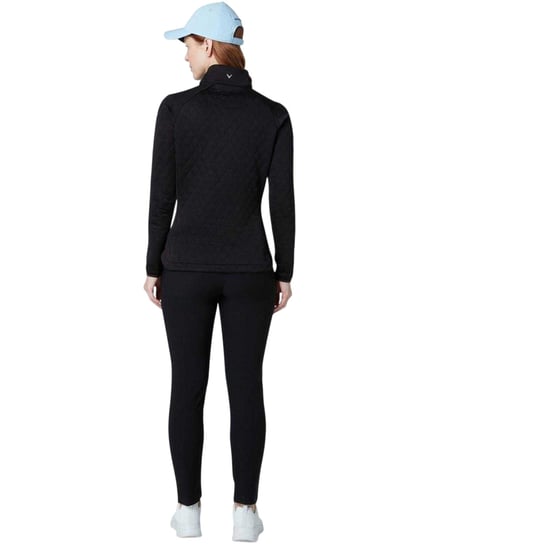Callaway - Sweatshirt für Damen, Weiter Stehkragen, Emblem, Raglanärmel (Kaviar) - Image 3