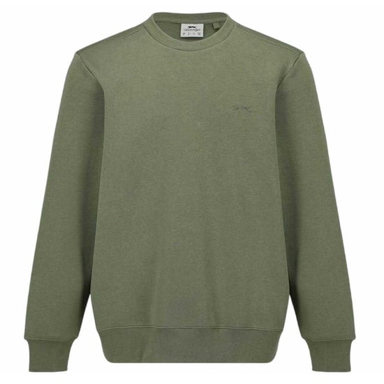 Slazenger - Sweatshirt für Herren, Rundhalsausschnitt, Fleece (Khaki) - Image 1