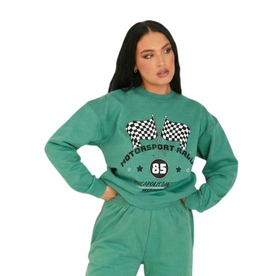 Missy Empire - Sweatshirt für Damen (Grün) - Image 2