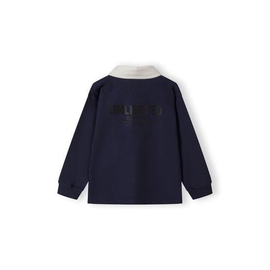Minoti - Poloshirt für Jungen, Langärmlig (Dunkles Marineblau) - Image 3