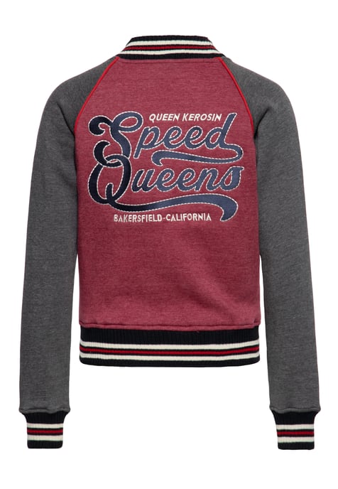 Queen Kerosin Damen Collegejacke Speed Queens - Image 2