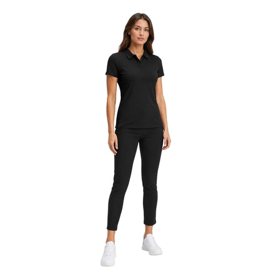 Callaway - Poloshirt für Damen, Polyester, kurzärmlig (Kaviar) - Image 4