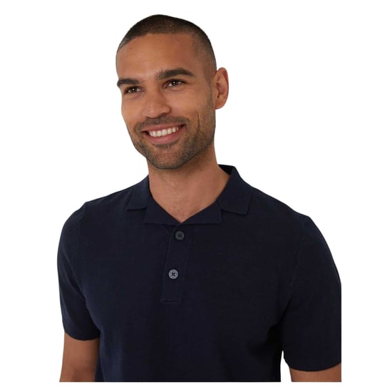 Threadbare - Poloshirt für Herren, Mit Kragen (Marine) - Image 3
