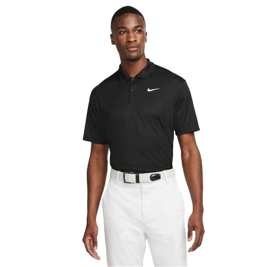 Nike - "Victory" Poloshirt für Herren, Dri-FIT, Emblem (Schwarz/Weiß) - Image 2