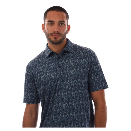Farah - "Milford" Poloshirt für Herren, Regulär (Kleid-Blues) - Image 4