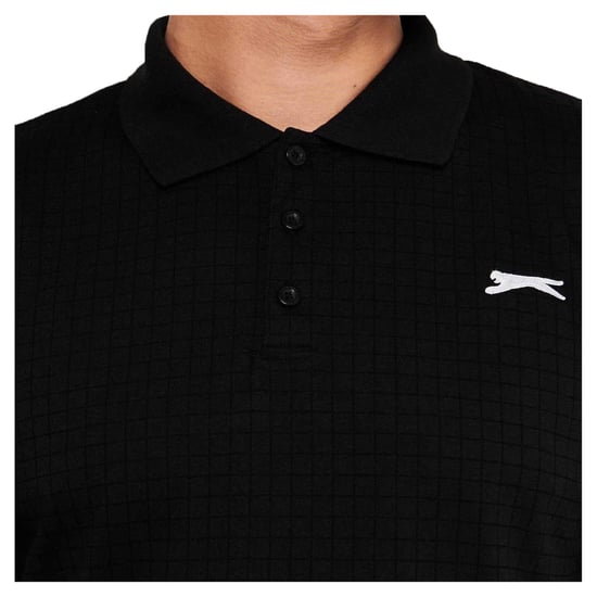 Slazenger - Poloshirt für Herren, Emblem (Schwarz) - Image 3