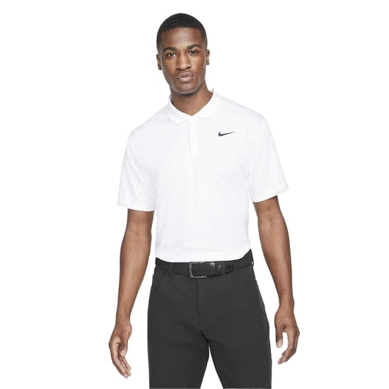 Nike - "Victory" Poloshirt für Herren, Dri-FIT, Emblem (Weiß/Schwarz) - Image 2