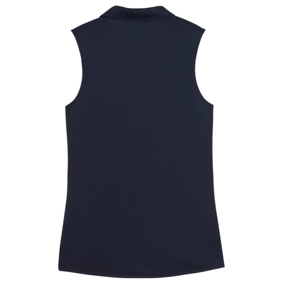 Puma - "2.0" Poloshirt für Damen, Hochleistungsmaterial, Ärmellos (Marineblau) - Image 3