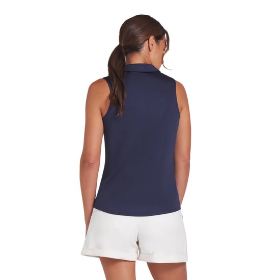 Puma - "2.0" Poloshirt für Damen, Hochleistungsmaterial, Ärmellos (Marineblau) - Image 5