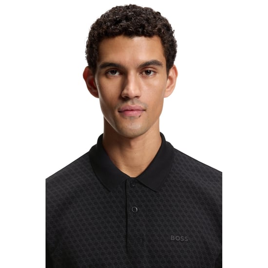 Boss - Poloshirt für Herren, Piqué (Schwarz) - Image 3