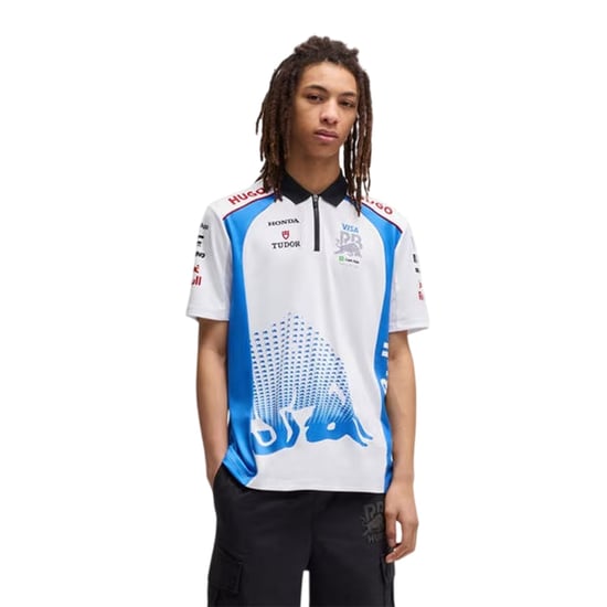 Hugo - "Vcarb" Poloshirt für Herren, Polyester (Weiß) - Image 3