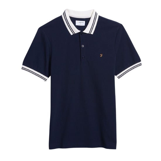 Farah - Poloshirt für Herren, Regulär, kurzärmlig (wahres Marienblau) - Image 1
