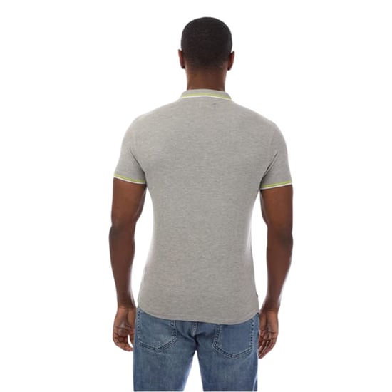 Aquascutum - Poloshirt für Herren, Schmal, kurzärmlig (Grau) - Image 2