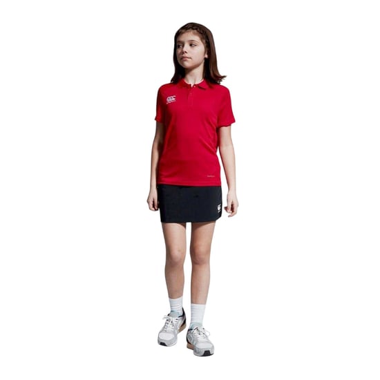 Canterbury - Poloshirt für Mädchen, Regulär, kurzärmlig (Rot) - Image 3