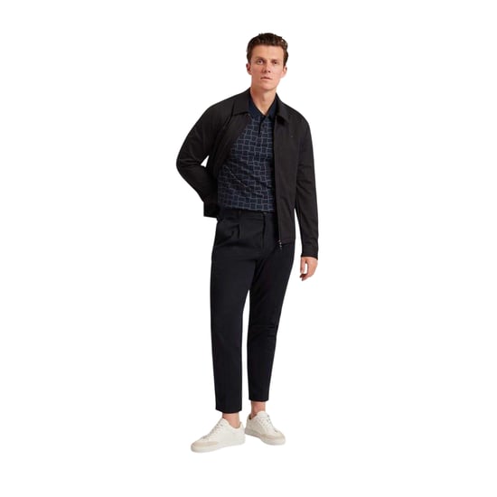 Ted Baker - Poloshirt für Herren, Mit Kragen, Jacquard (Marine) - Image 1