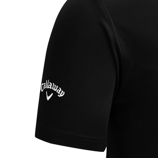 Callaway - Poloshirt, Unifarben für Herren (Kaviar) - Image 3