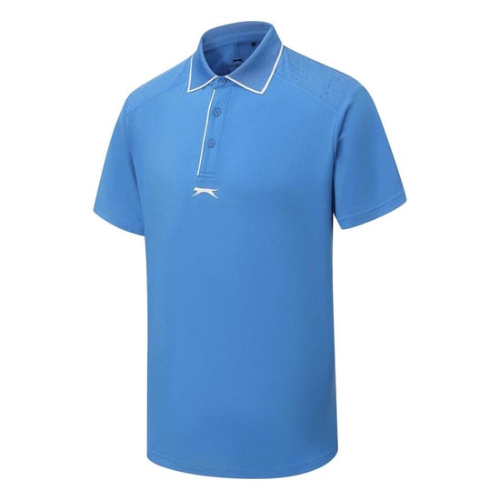 Slazenger - Poloshirt für Herren, Performance, Regulär, kurzärmlig (Blau) - Image 3