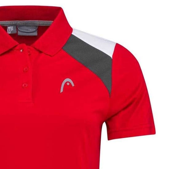 Head - "Club Tech" Poloshirt für Damen (Rot/Weiß) - Image 3